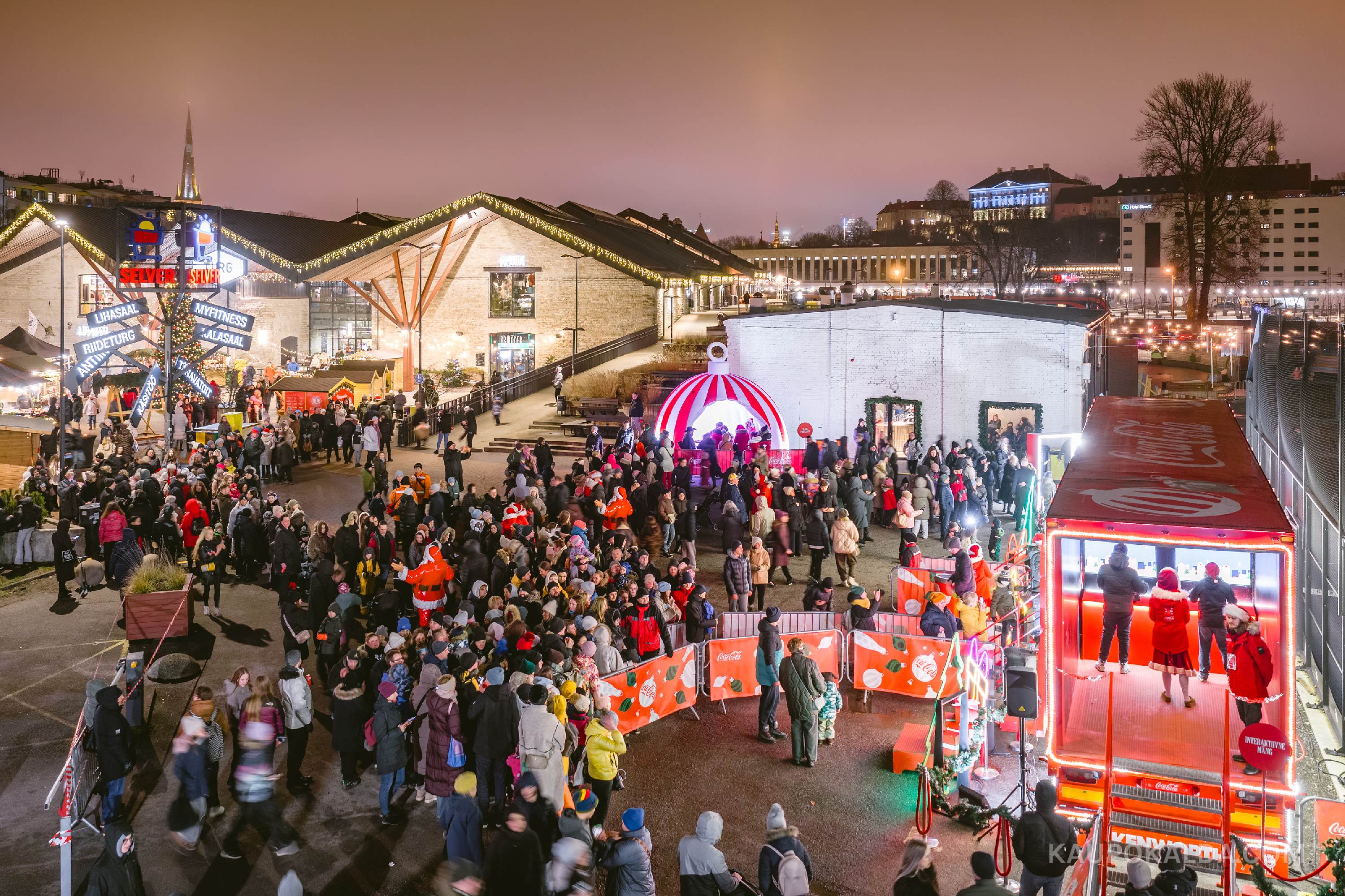 Balti jaama turu jõuluturg ja Coca-Cola jõuluauto, 2025
