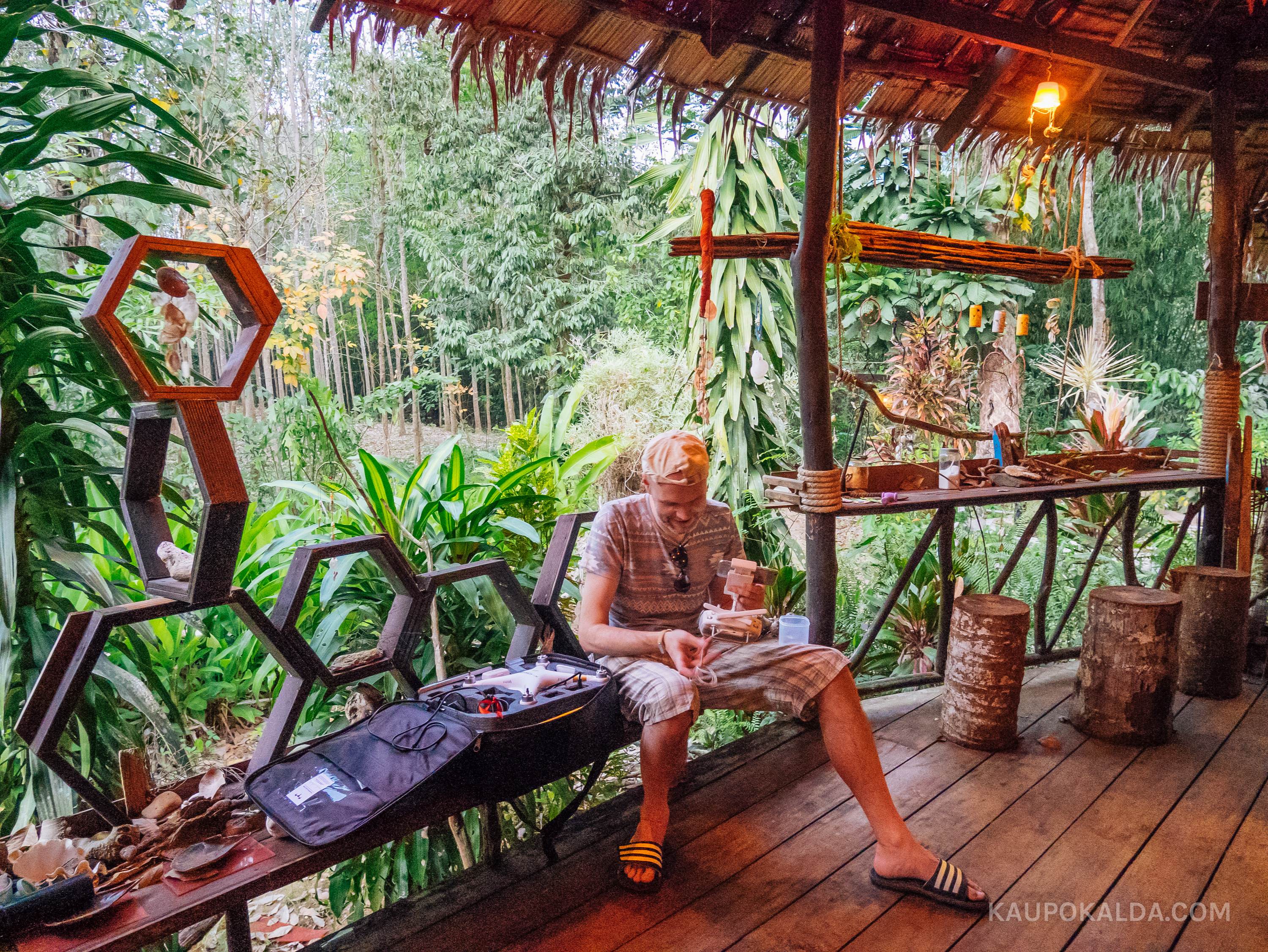 Jungle View Bungalows - droonimees ajab lennumasinat kurjaks