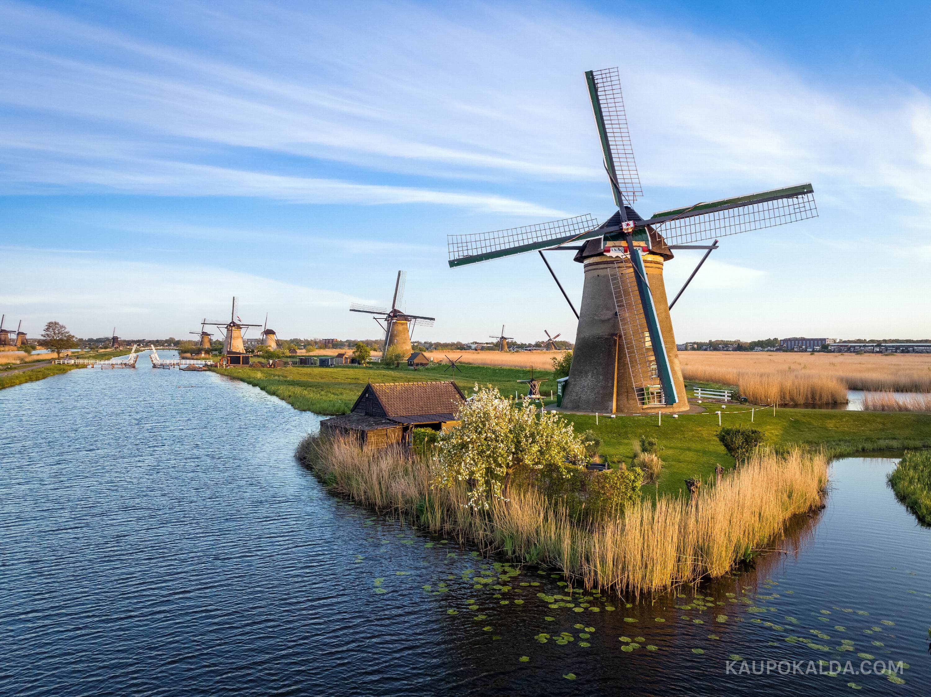 Holland, Kinderdijk tuulikud