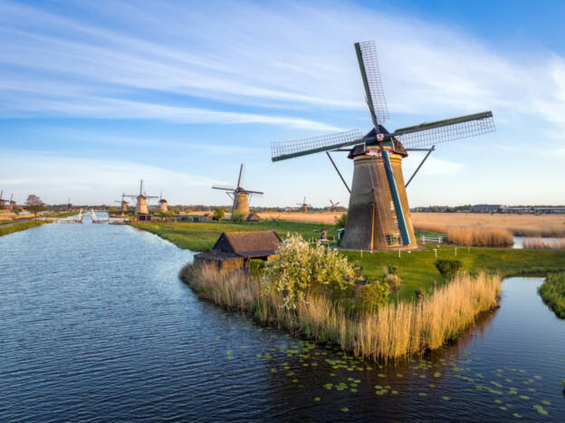 Holland, Kinderdijk tuulikud