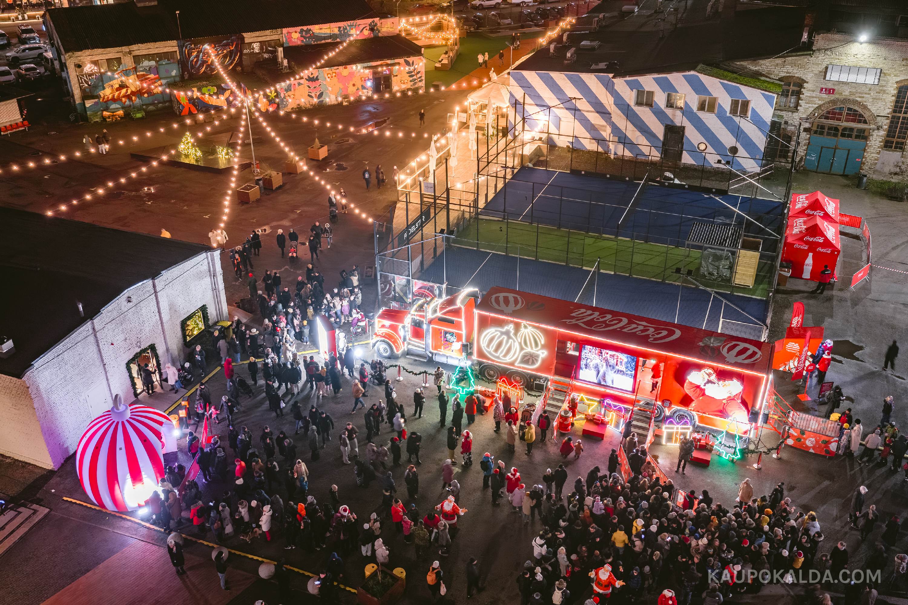 Balti jaama turu jõuluturg ja Coca-Cola jõuluauto, 2025