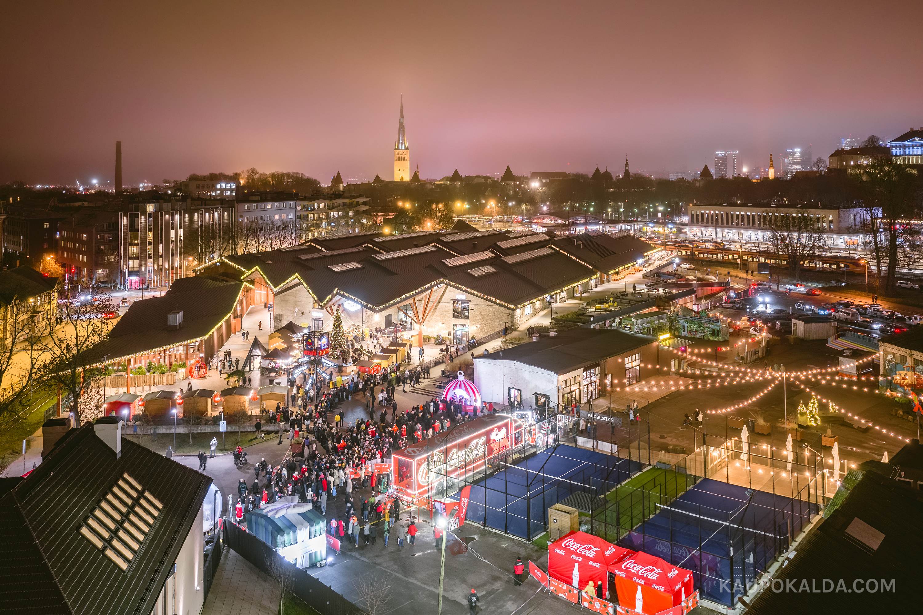 Balti jaama turu jõuluturg ja Coca-Cola jõuluauto, 2025