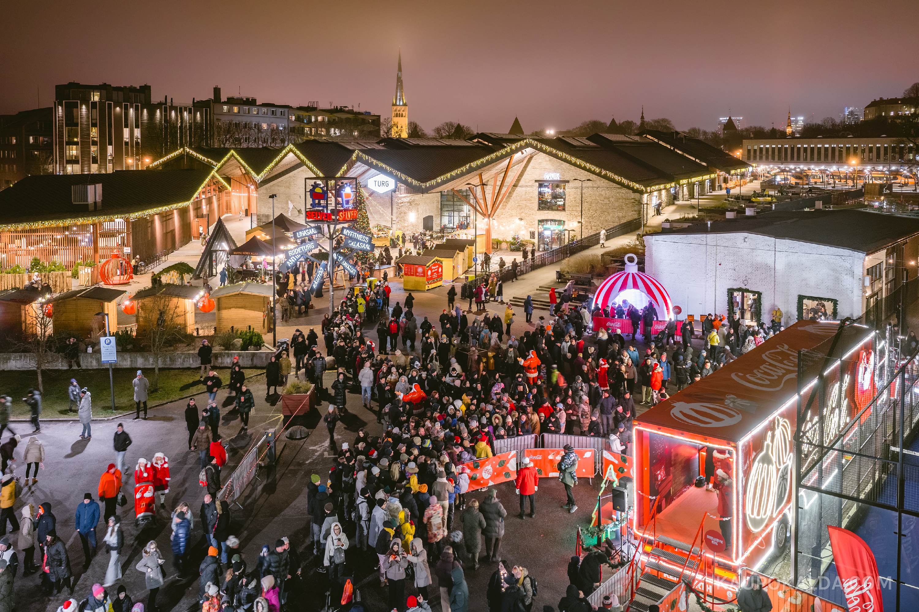 Balti jaama turu jõuluturg ja Coca-Cola jõuluauto, 2025