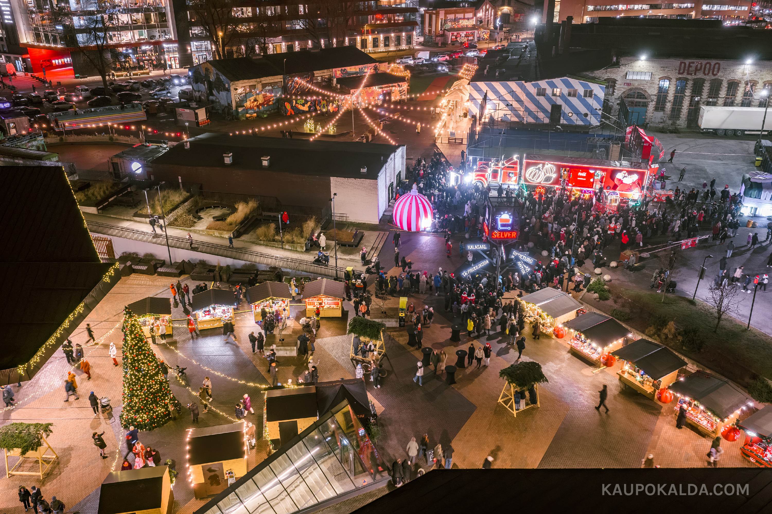 Balti jaama turu jõuluturg ja Coca-Cola jõuluauto, 2025