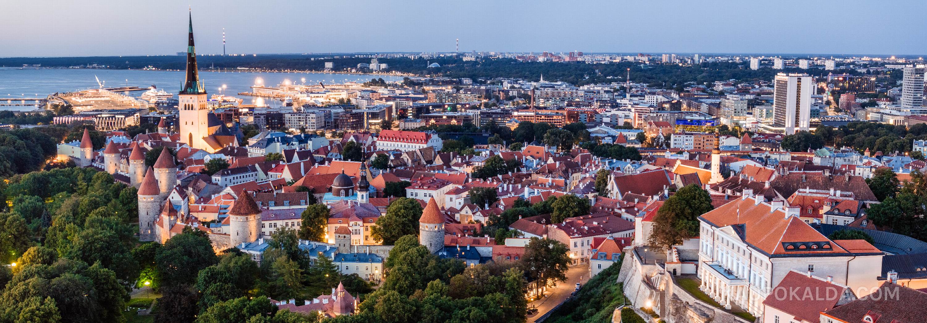 Vanalinna öine panoraam