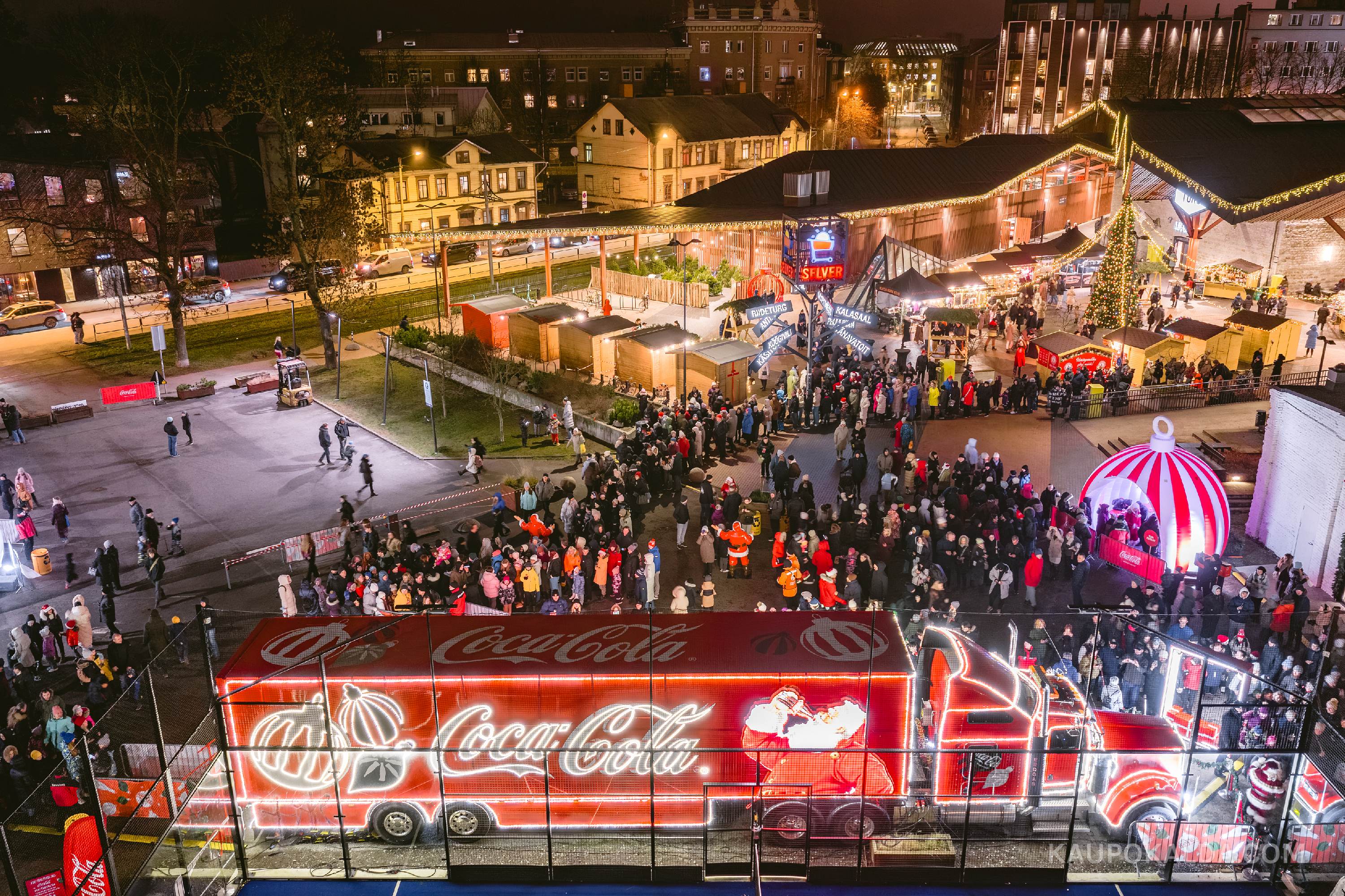 Balti jaama turu jõuluturg ja Coca-Cola jõuluauto, 2025