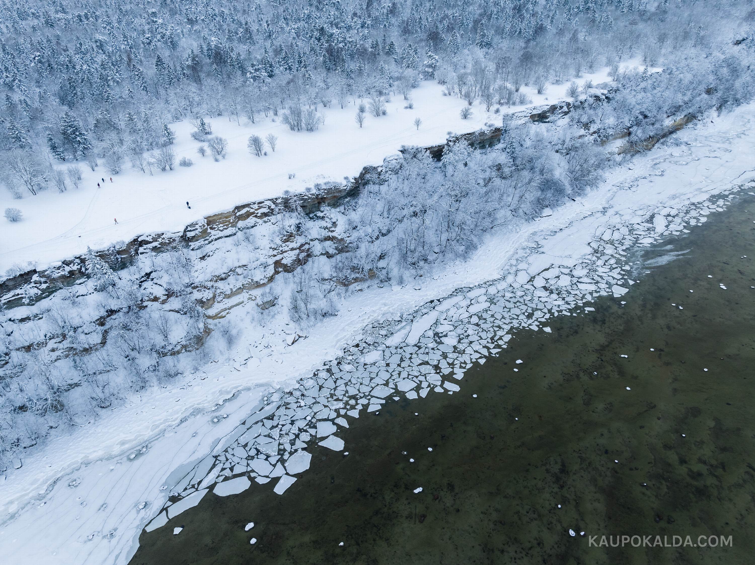 Rannamõisa pankrannik talvel
