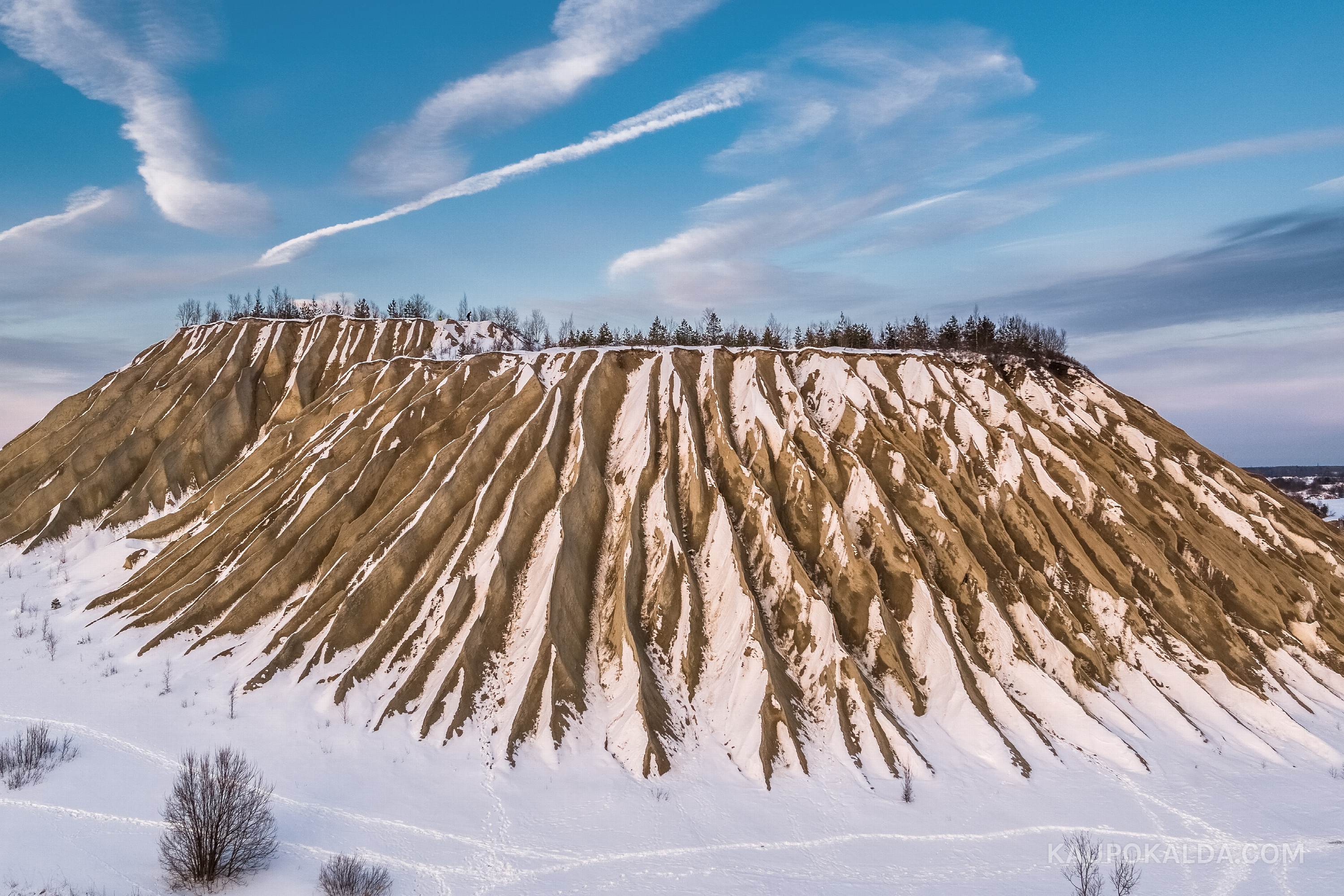 Talvised Rummu tuhamäed