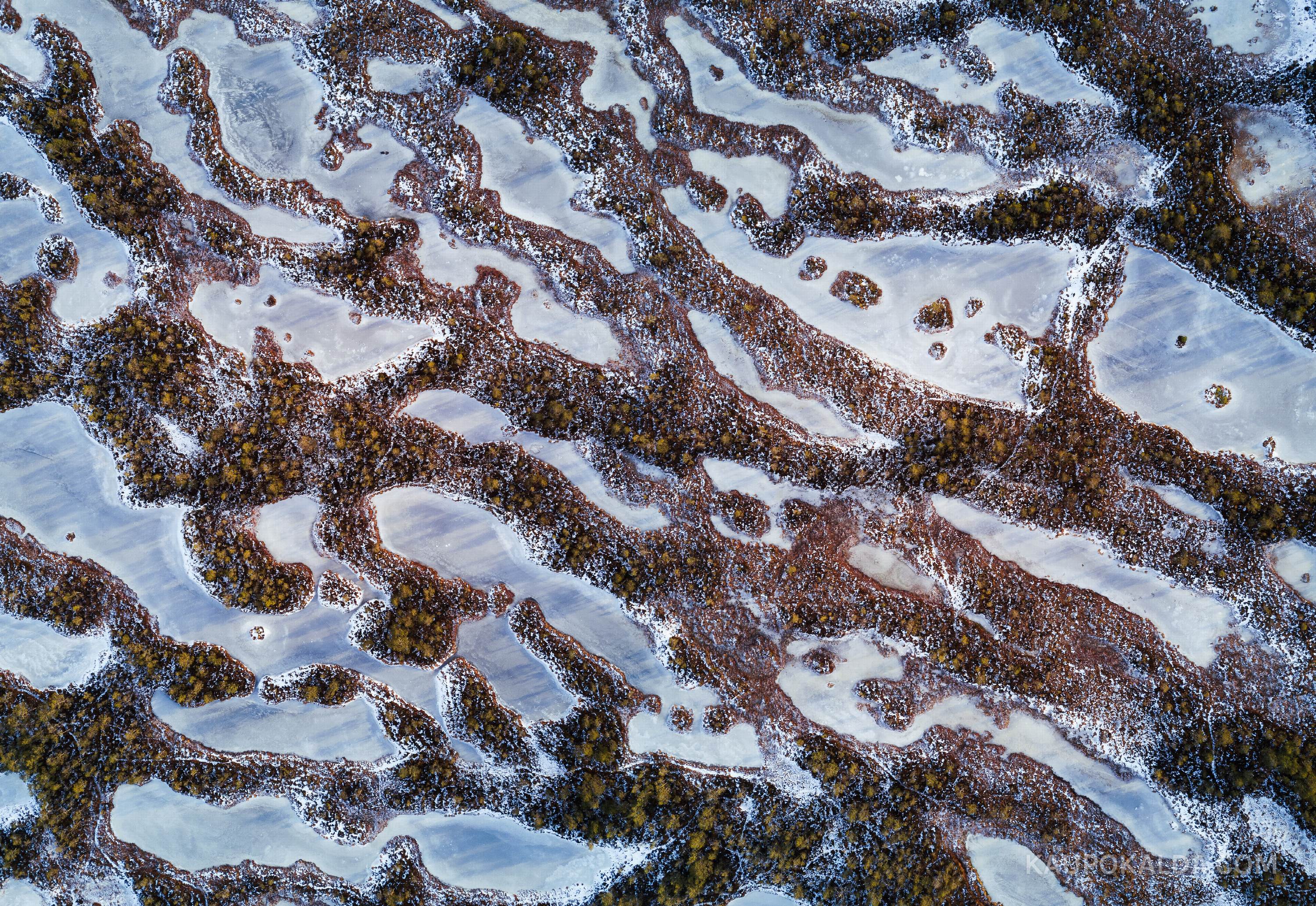 Kakerdaja raba talvemustrid