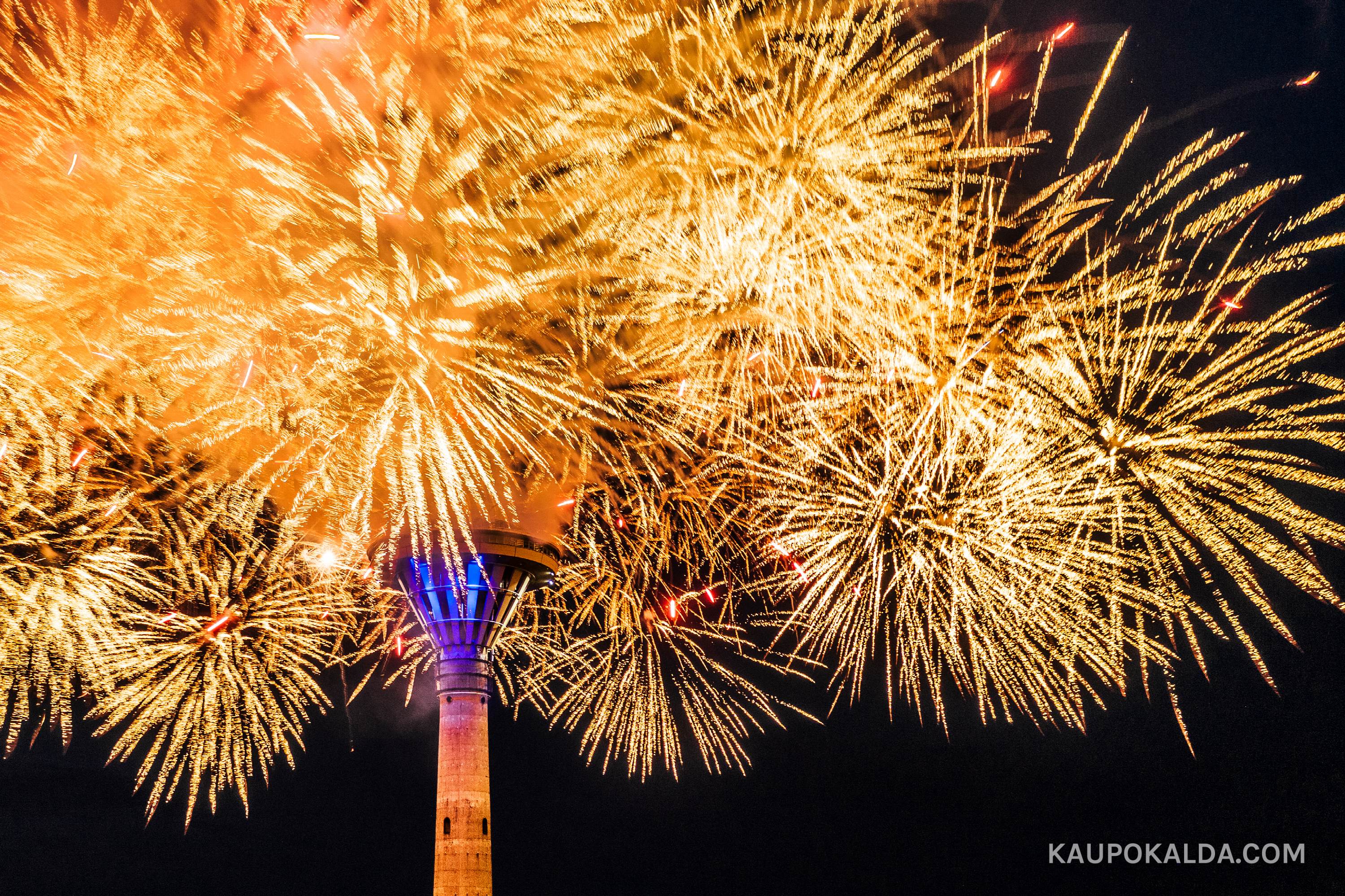 Taasiseseisvumise ilutulestik Teletornis