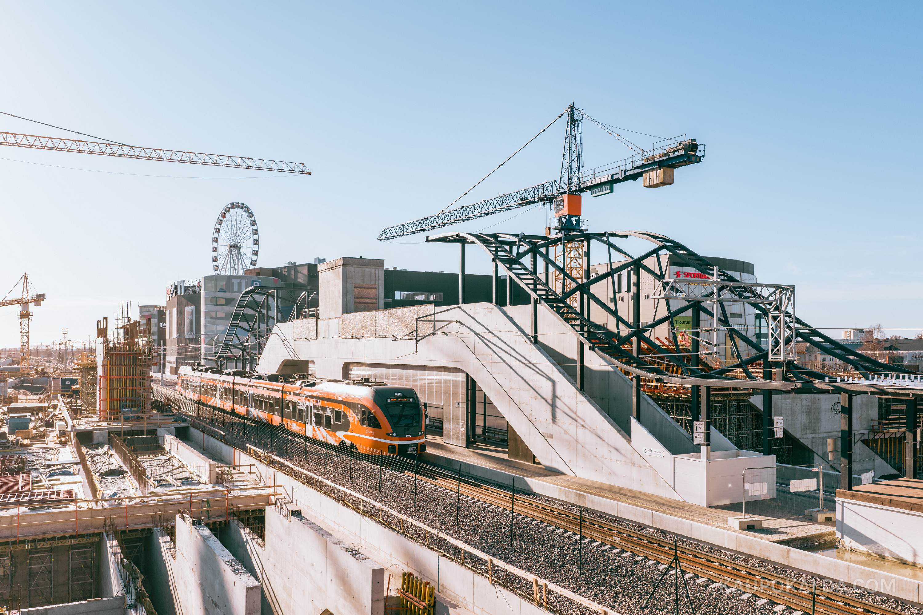 Rail Baltica Ülemiste terminali ehitus, 2026.4