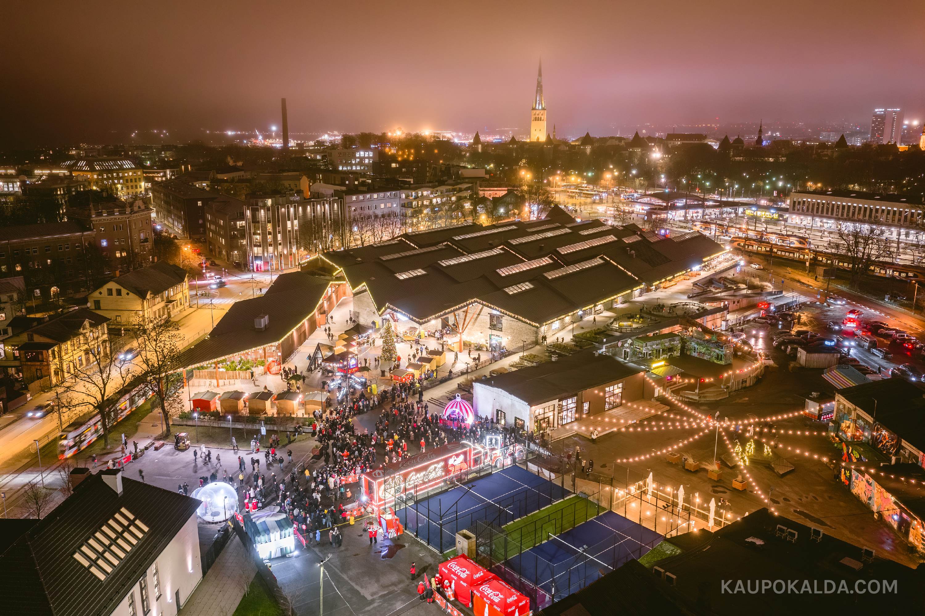 Balti jaama turu jõuluturg ja Coca-Cola jõuluauto, 2025