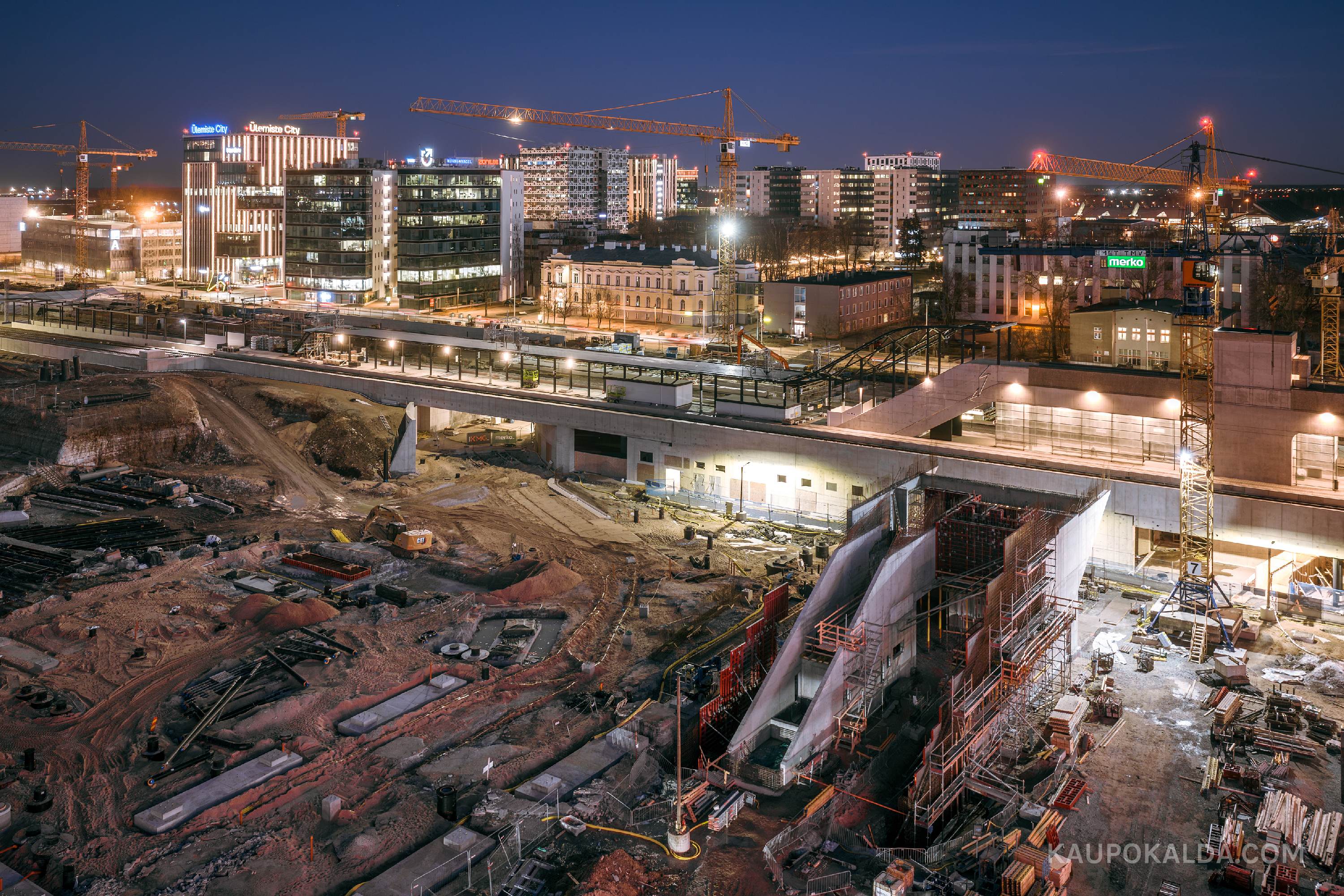 Rail Baltica Ülemiste terminali ehitus, 2026.3