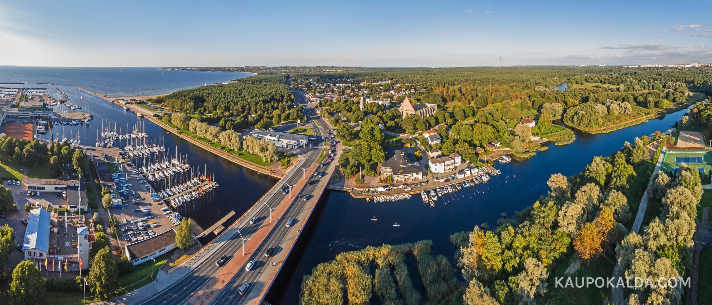 Pirita jõgi, jahisadam ja klooster