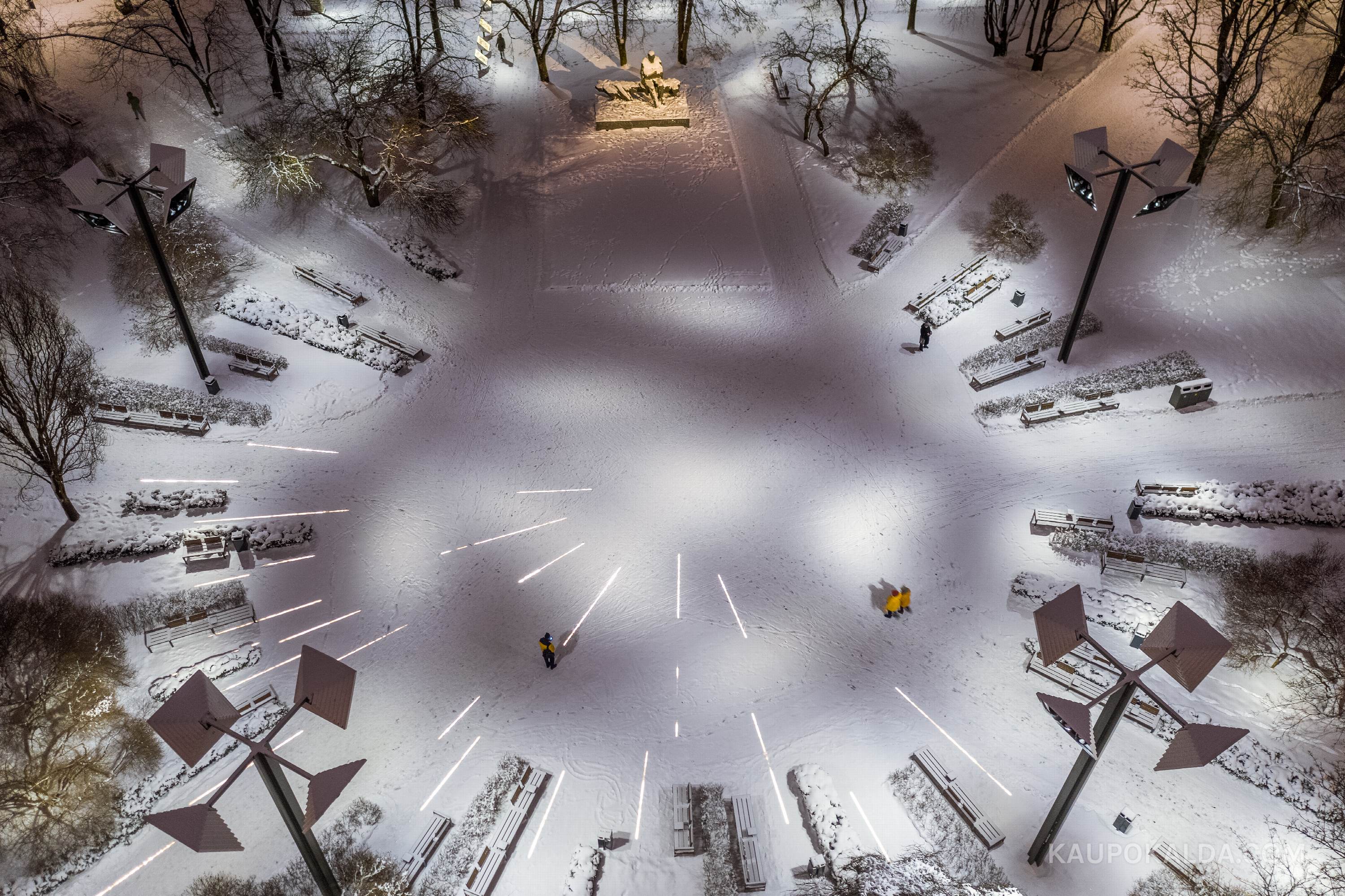 Tammsaare pargi talvine pale