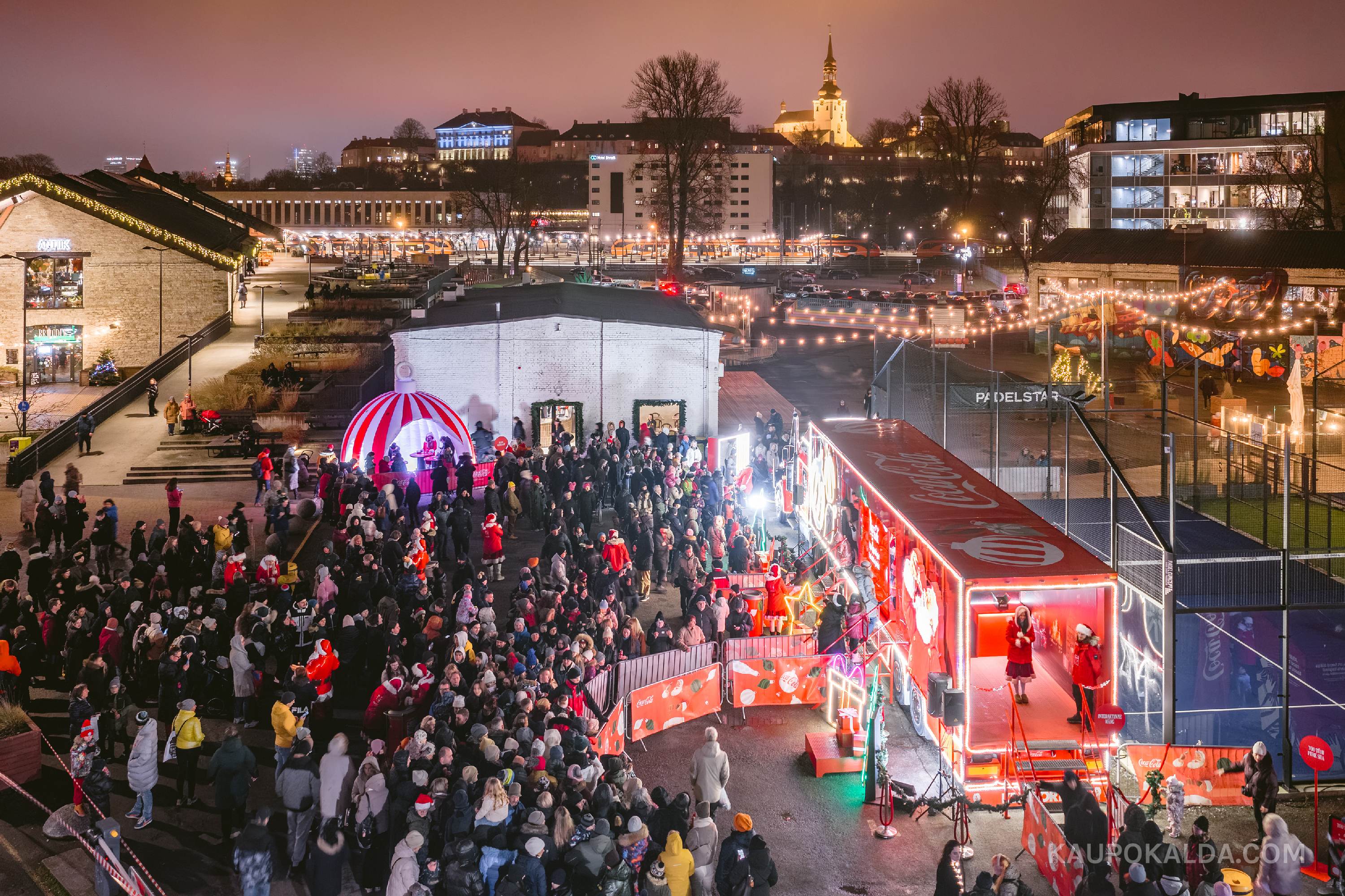 Balti jaama turu jõuluturg ja Coca-Cola jõuluauto, 2025