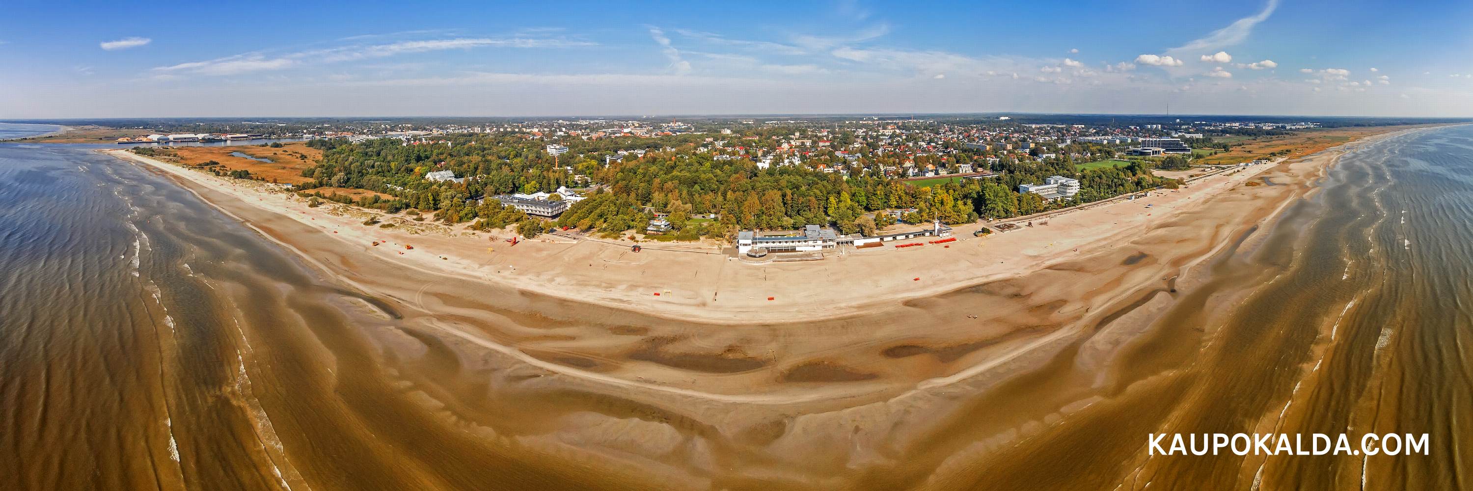 Pärnu ranna panoraam