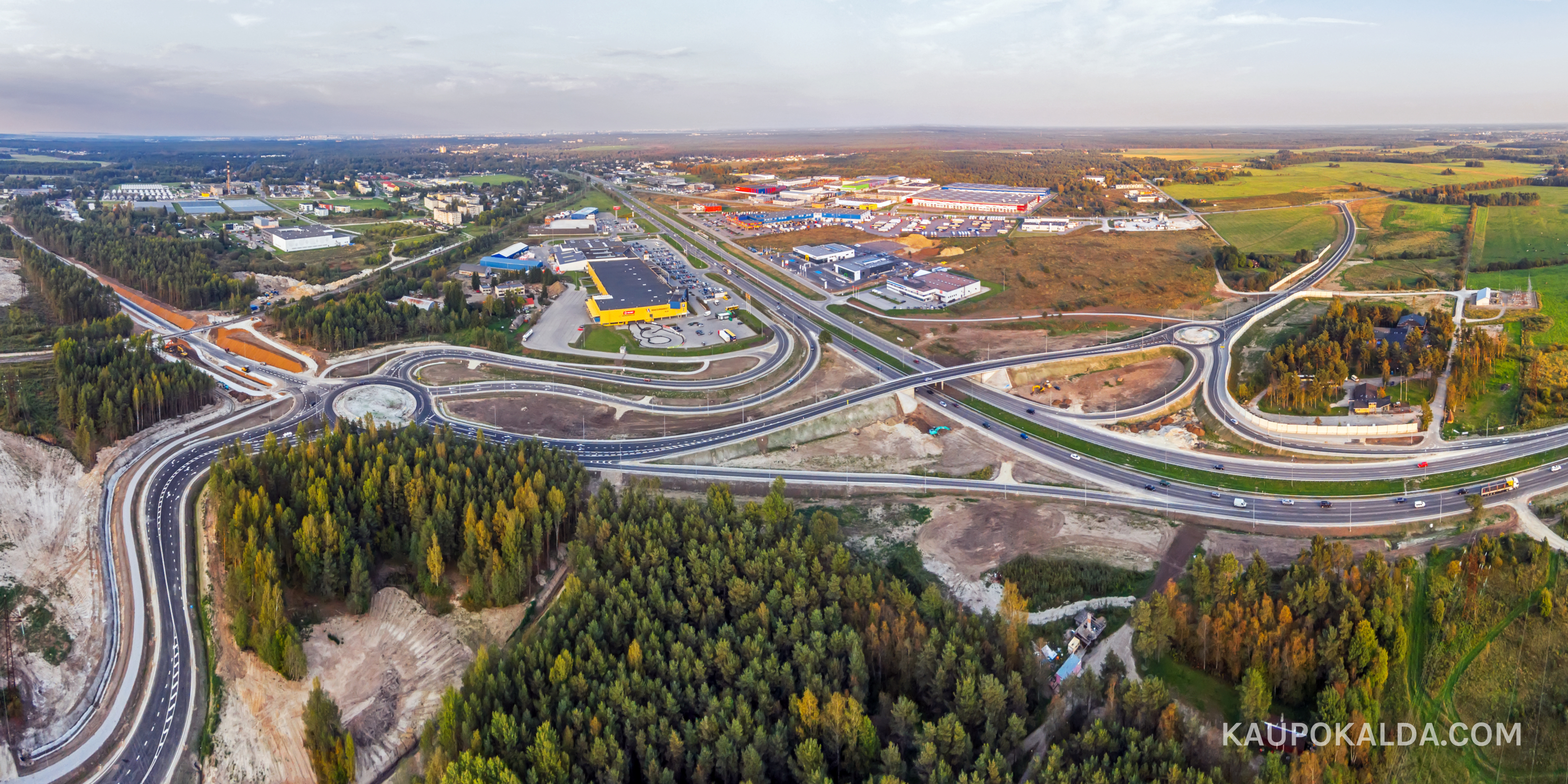 Laagri liiklussõlme (Topi liiklussõlm) ehitus, sügis 2014