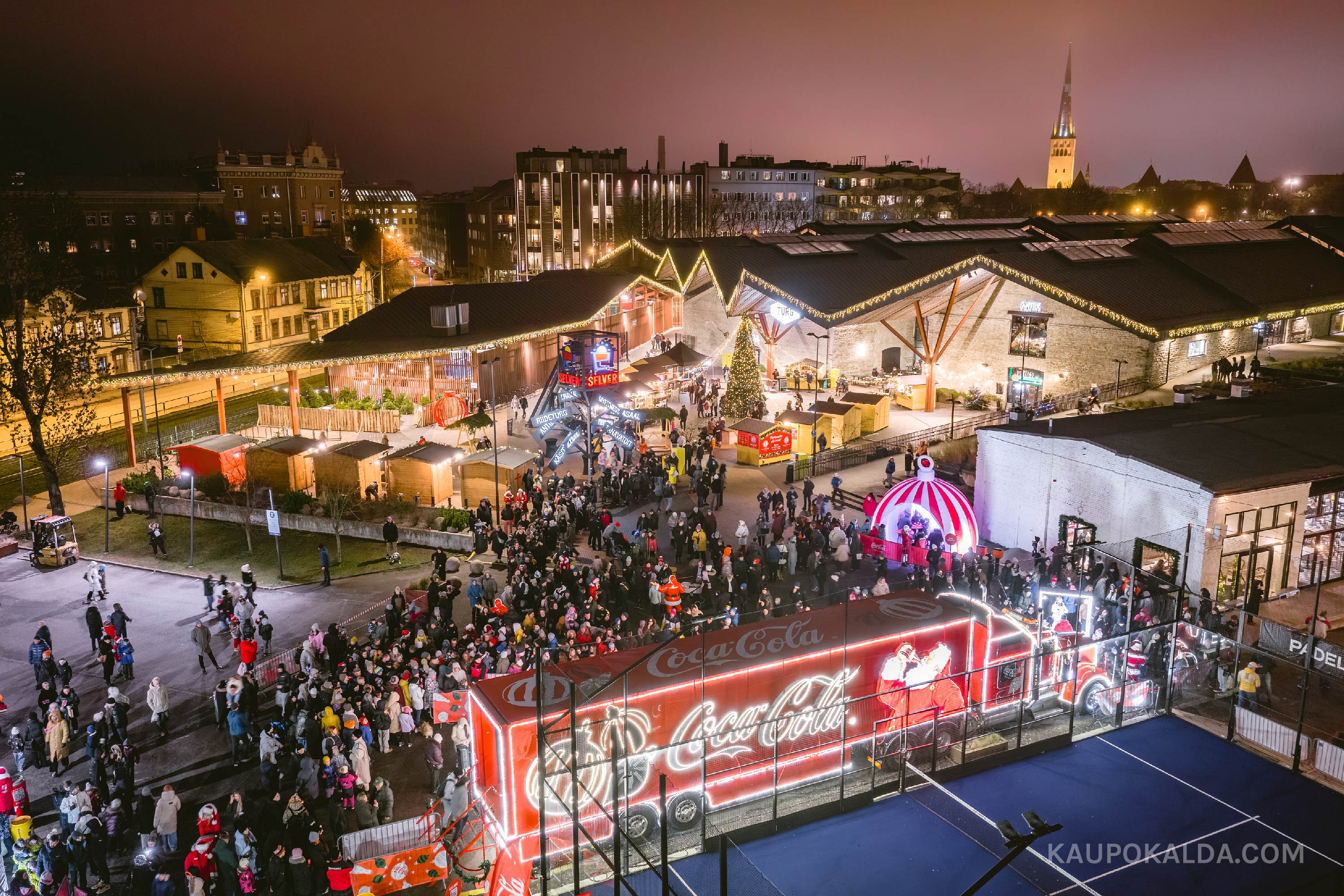 Balti jaama turu jõuluturg ja Coca-Cola jõuluauto, 2025