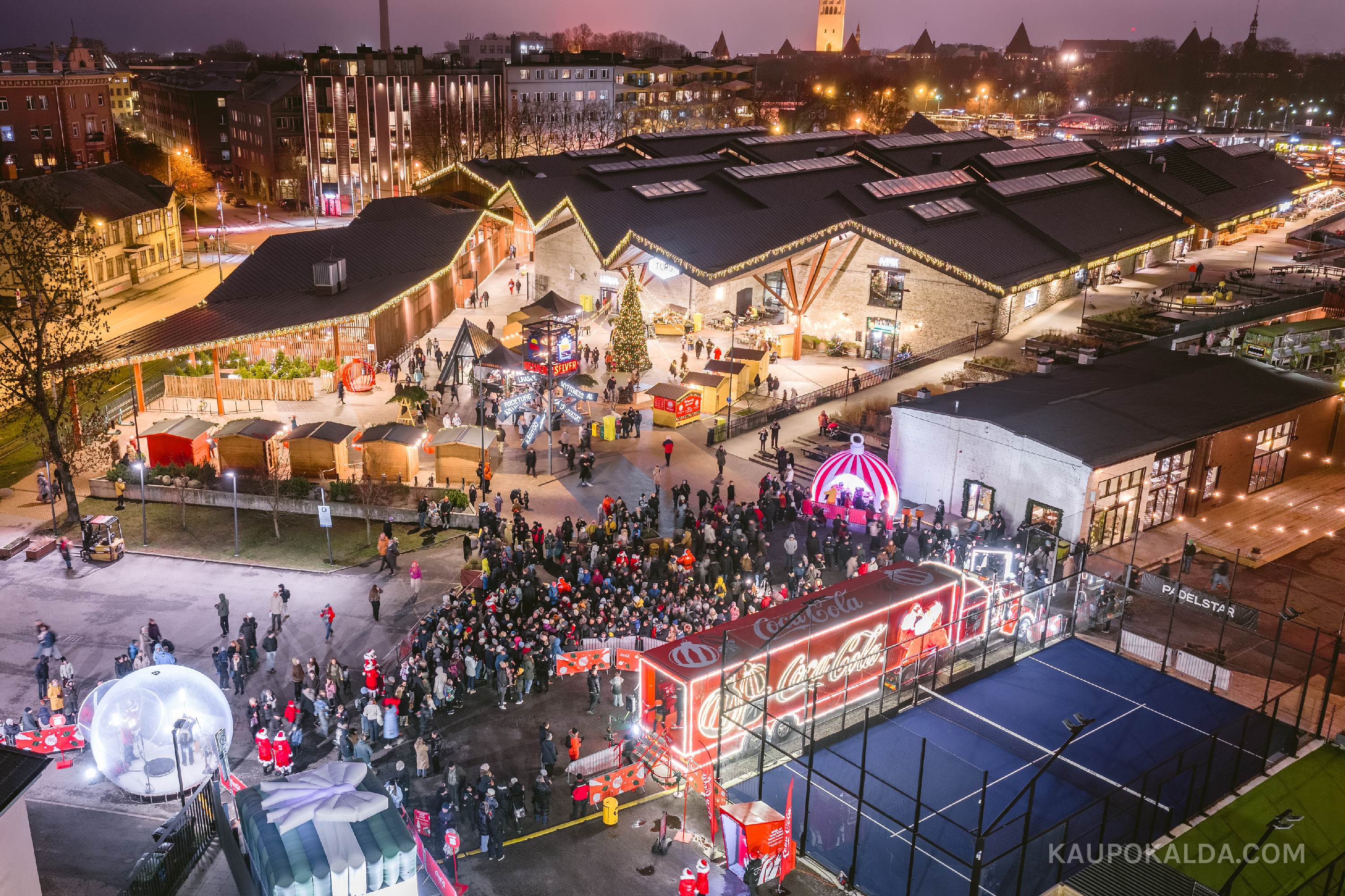 Balti jaama turu jõuluturg ja Coca-Cola jõuluauto, 2025