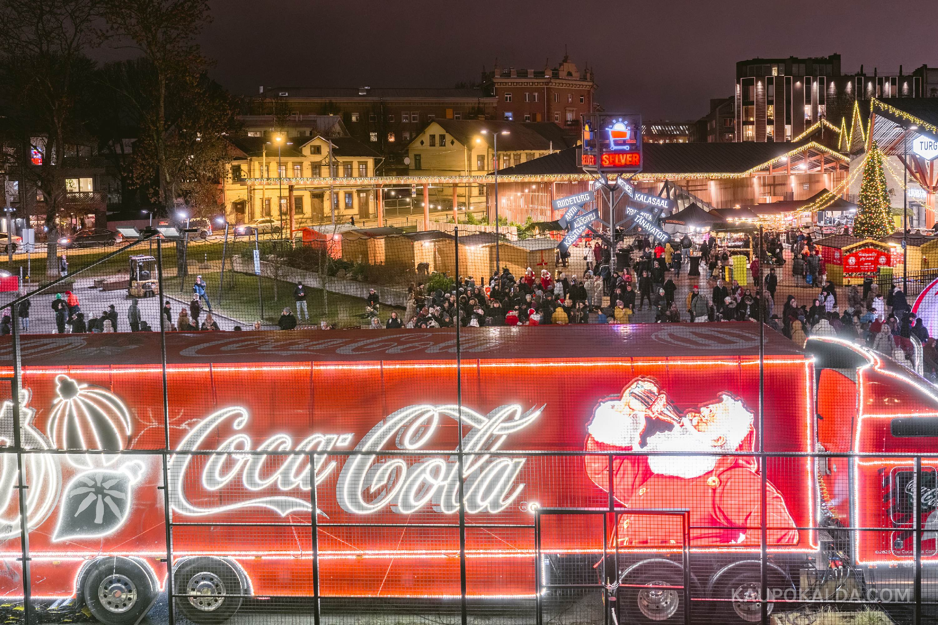 Balti jaama turu jõuluturg ja Coca-Cola jõuluauto, 2025