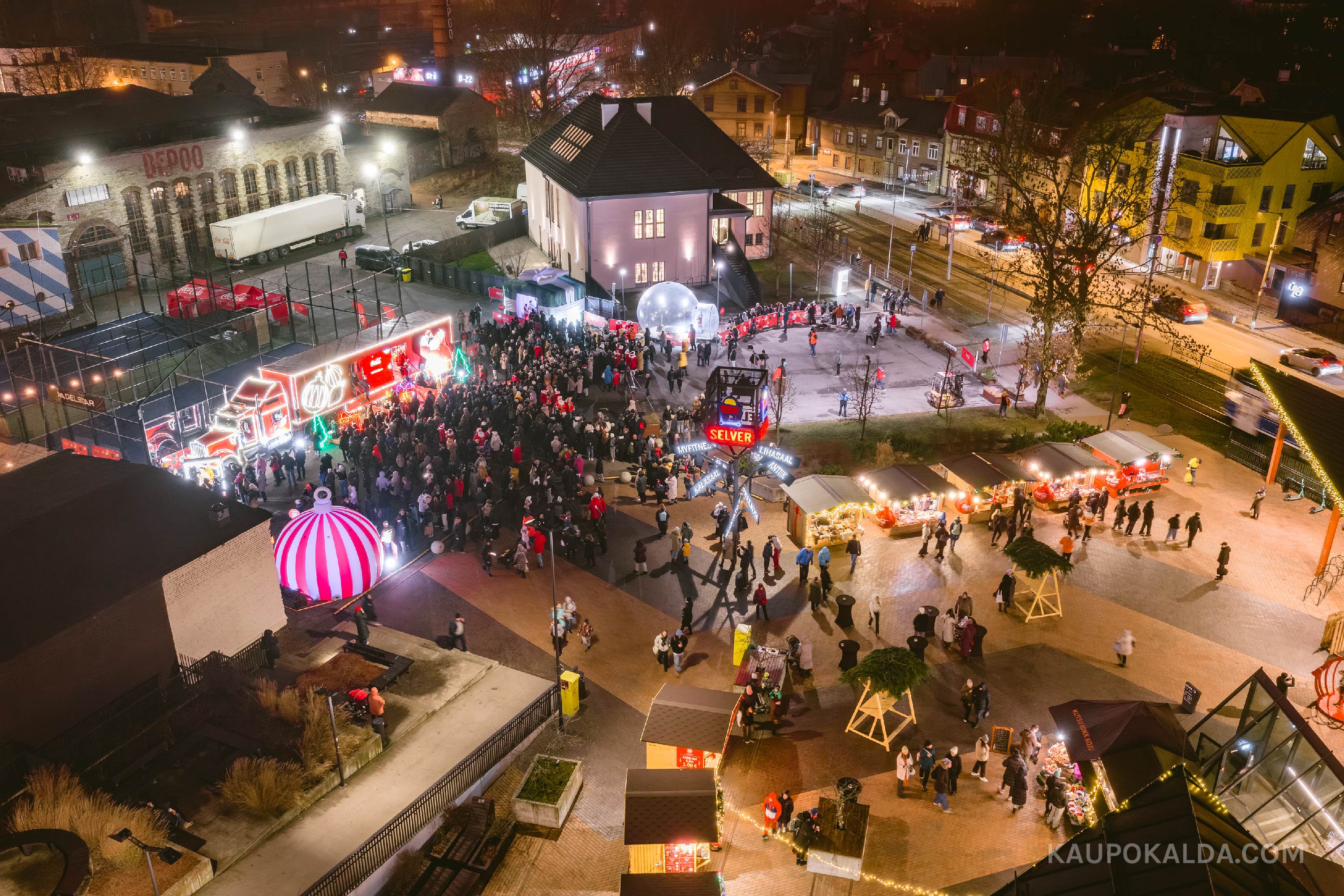 Balti jaama turu jõuluturg ja Coca-Cola jõuluauto, 2025