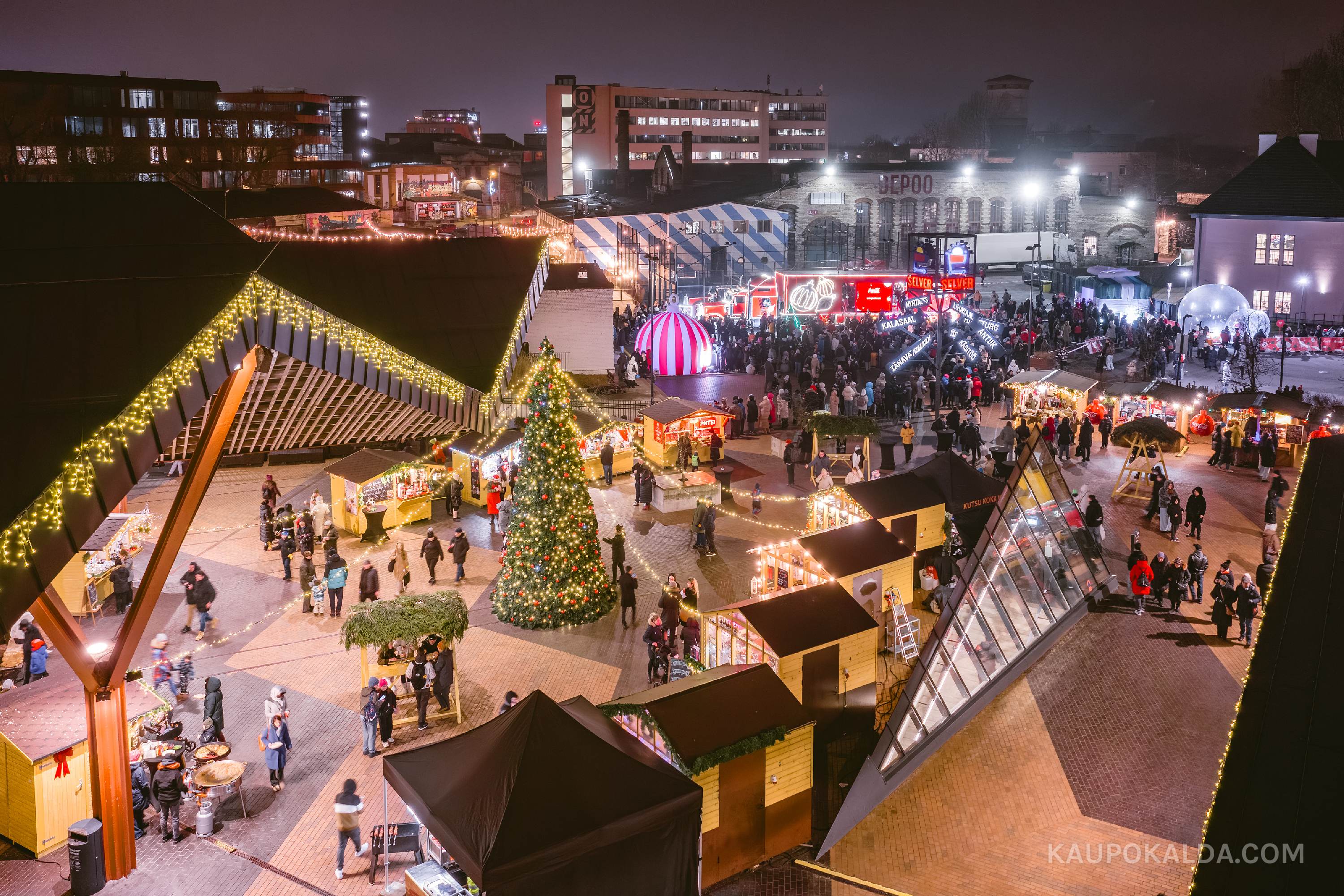 Balti jaama turu jõuluturg ja Coca-Cola jõuluauto, 2025